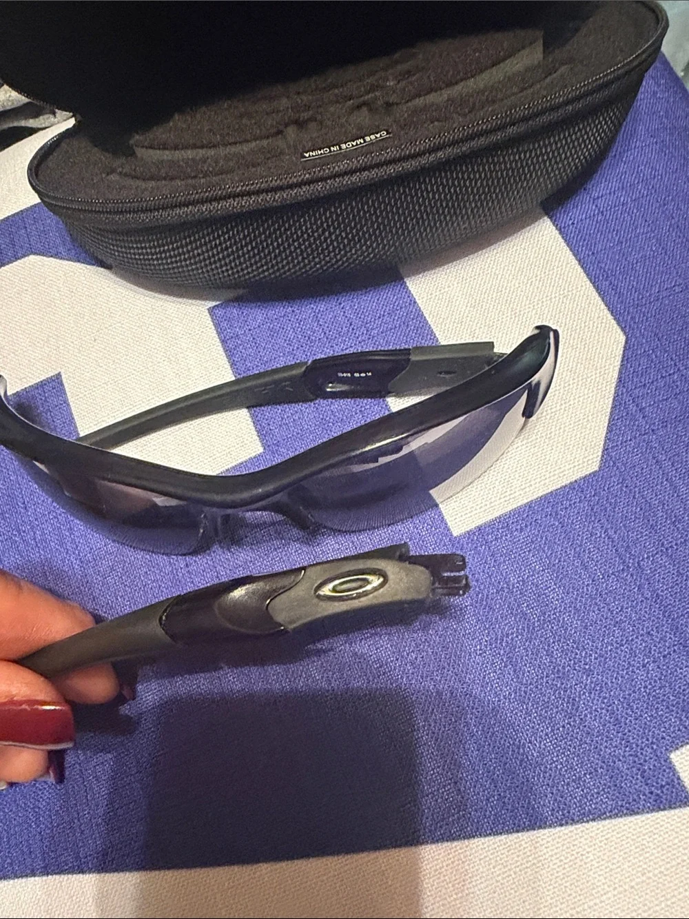 Sport Wrap Sunglasses - Black Frame with Smoke Lenses